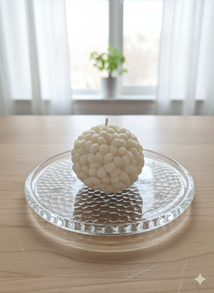 VELA BOLA DE FLOR