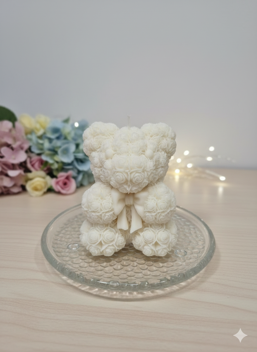 VELA OSITO FLORAL