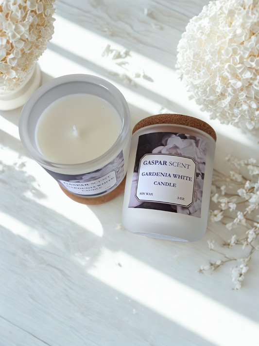 VELA DE GARDENIA BLANCA